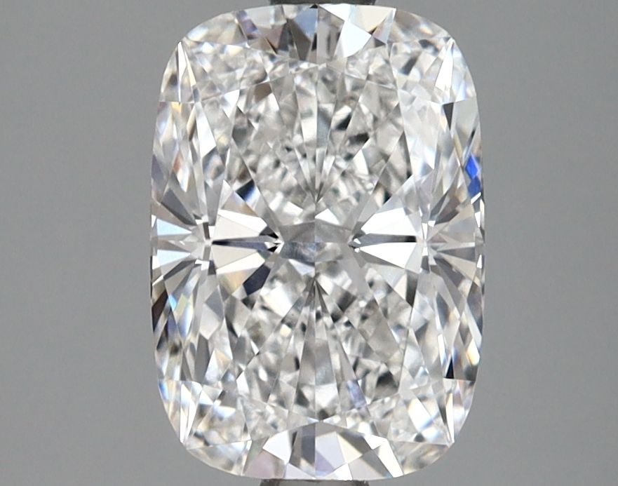 Loose Diamond - CUSHION MODIFIED 2.1ct F VVS2: Loose Diamond - CUSHION MODIFIED 2.1ct F VVS2 Source: This is a real non-mined Diamond that has been grown in a lab Shape: CUSHION MODIFIED Carats: 2.1 Color: F Clarity: VVS2 Certification: GIA Video: