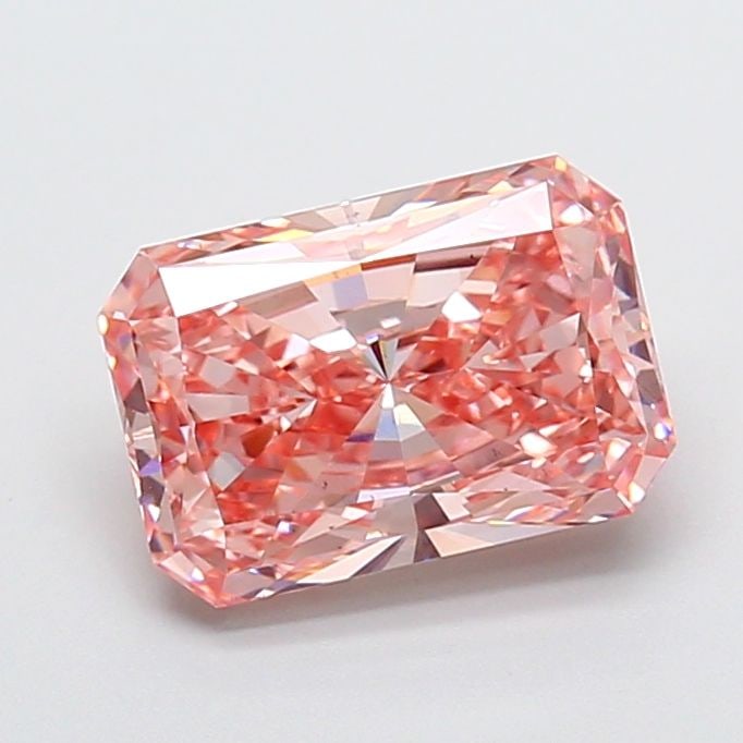 Loose Diamond - RADIANT 3.02ct Fancy Vivid Pink VS1: Loose Diamond - RADIANT 3.02ct Fancy Vivid Pink VS1 Source: This is a real non-mined Diamond that has been grown in a lab Shape: RADIANT Carats: 3.02 Color: Fancy Vivid Pink Certification: IGI Video: