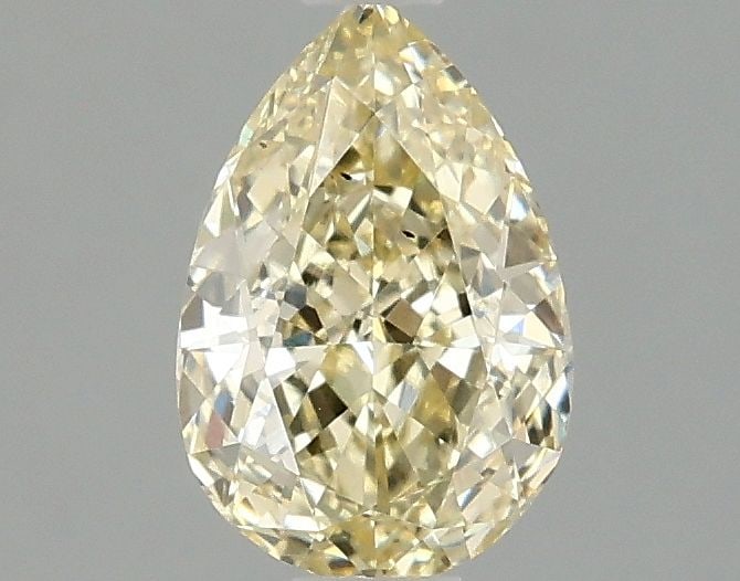 Loose Diamond - PEAR 1.08ct Fancy Yellow VS2: Loose Diamond - PEAR 1.08ct Fancy Yellow VS2 Source: This is a real non-mined Diamond that has been grown in a lab Shape: PEAR Carats: 1.08 Color: Fancy Yellow Certification: IGI Video: