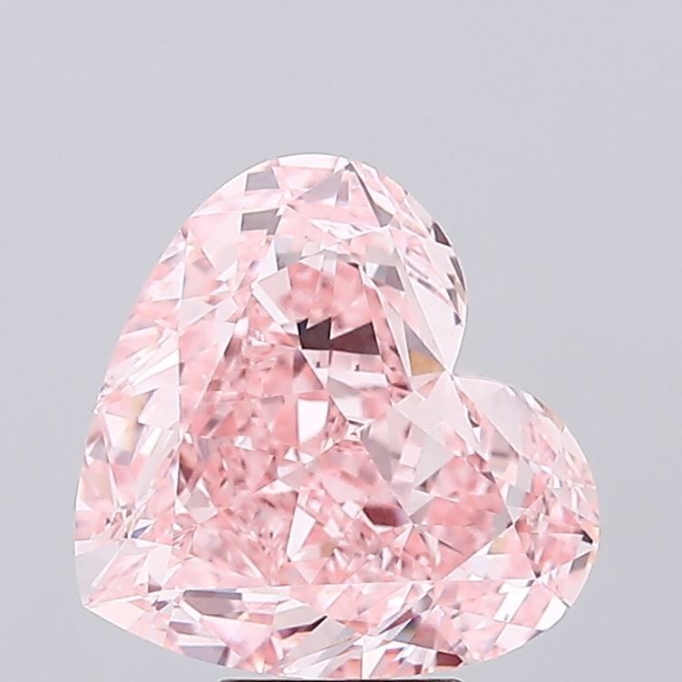 Loose Diamond - HEART 6.53ct Fancy Vivid Pink VS1: Loose Diamond - HEART 6.53ct Fancy Vivid Pink VS1 Source: This is a real non-mined Diamond that has been grown in a lab Shape: HEART Carats: 6.53 Color: Fancy Vivid Pink Certification: IGI Video: