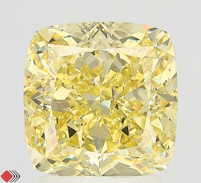 Loose Diamond - CUSHION MODIFIED 3.09ct Fancy Intense Yellow VS2: Loose Diamond - CUSHION MODIFIED 3.09ct Fancy Intense Yellow VS2 Source: This is a real non-mined Diamond that has been grown in a lab Shape: CUSHION MODIFIED Carats: 3.09 Color: Fancy Intense Yellow 