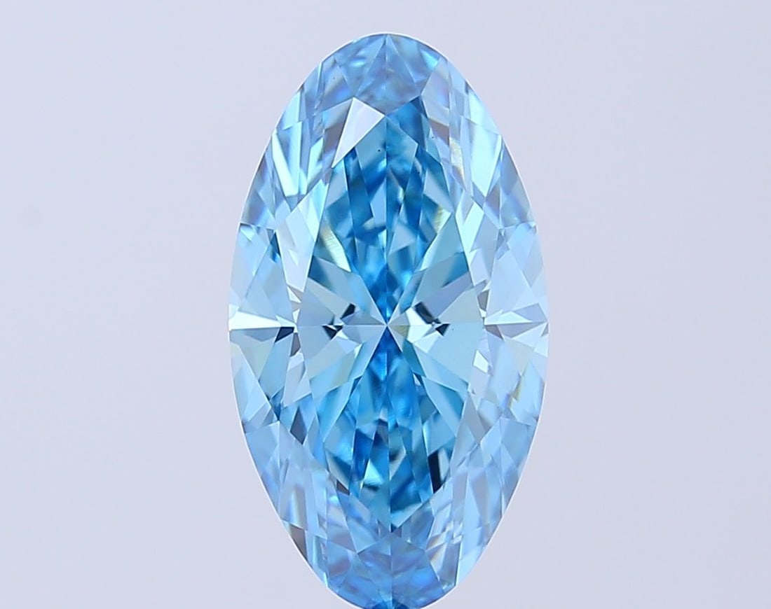 Loose Diamond - OVAL 4.04ct Fancy Vivid Blue VS1: Loose Diamond - OVAL 4.04ct Fancy Vivid Blue VS1 Source: This is a real non-mined Diamond that has been grown in a lab Shape: OVAL Carats: 4.04 Color: Fancy Vivid Blue Certification: IGI Video: