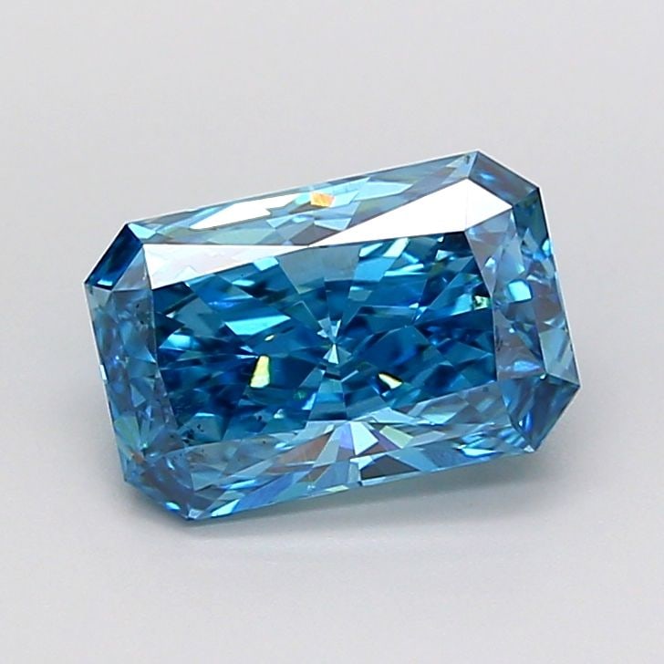 Loose Diamond - RADIANT 2.01ct Fancy Vivid Blue VS1: Loose Diamond - RADIANT 2.01ct Fancy Vivid Blue VS1 Source: This is a real non-mined Diamond that has been grown in a lab Shape: RADIANT Carats: 2.01 Color: Fancy Vivid Blue Certification: NONE Video: