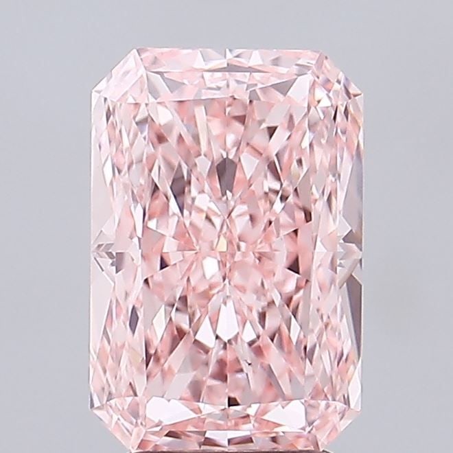 Loose Diamond - RADIANT 3.06ct Fancy Intense Pink VS1: Loose Diamond - RADIANT 3.06ct Fancy Intense Pink VS1 Source: This is a real non-mined Diamond that has been grown in a lab Shape: RADIANT Carats: 3.06 Color: Fancy Intense Pink Certification: IGI Vid