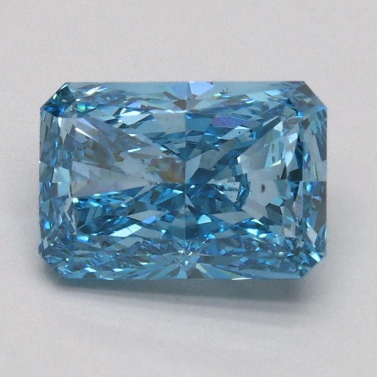 Loose Diamond - RADIANT 1.05ct Fancy Vivid Blue SI1: Loose Diamond - RADIANT 1.05ct Fancy Vivid Blue SI1 Source: This is a real non-mined Diamond that has been grown in a lab Shape: RADIANT Carats: 1.05 Color: Fancy Vivid Blue Certification: IGI Video: