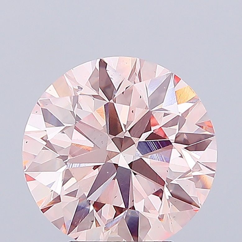 Loose Diamond - ROUND 5.02ct Fancy Intense Pink VS2: Loose Diamond - ROUND 5.02ct Fancy Intense Pink VS2 Source: This is a real non-mined Diamond that has been grown in a lab Shape: ROUND Carats: 5.02 Color: Fancy Intense Pink Certification: IGI Video: