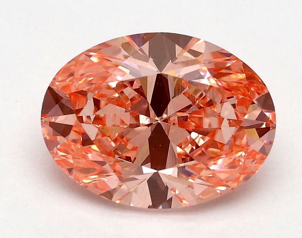 Loose Diamond - OVAL 2.01ct Fancy Vivid Pink VS2: Loose Diamond - OVAL 2.01ct Fancy Vivid Pink VS2 Source: This is a real non-mined Diamond that has been grown in a lab Shape: OVAL Carats: 2.01 Color: Fancy Vivid Pink Certification: IGI Video: