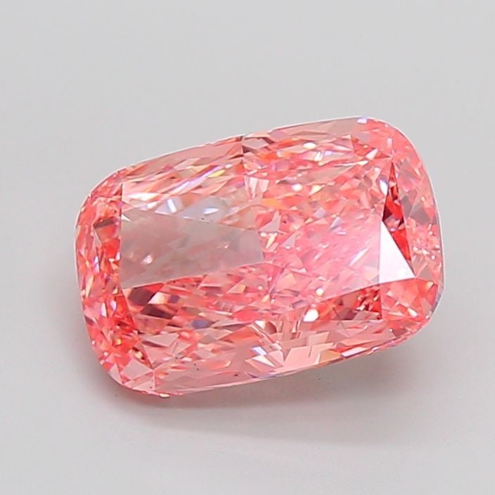 Loose Diamond - CUSHION MODIFIED 5.13ct Fancy Vivid Pink VS2: Loose Diamond - CUSHION MODIFIED 5.13ct Fancy Vivid Pink VS2 Source: This is a real non-mined Diamond that has been grown in a lab Shape: CUSHION MODIFIED Carats: 5.13 Color: Fancy Vivid Pink Certific