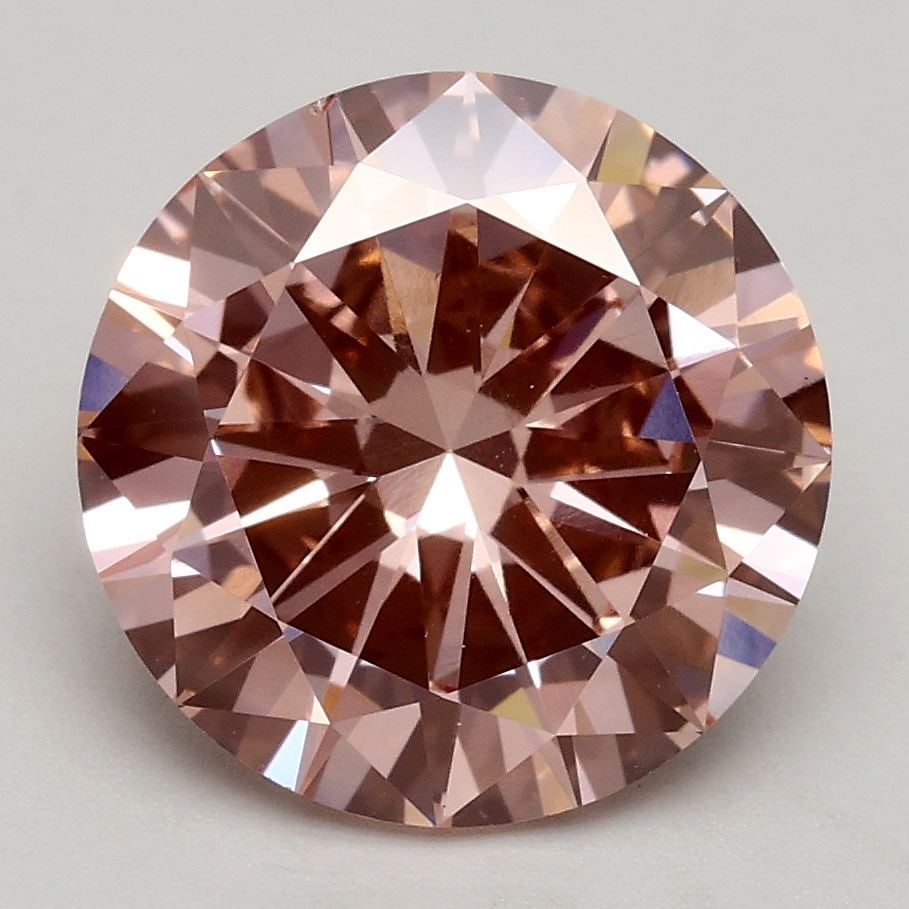 Loose Diamond - ROUND 2.52ct Fancy Intense Pink VS1: Loose Diamond - ROUND 2.52ct Fancy Intense Pink VS1 Source: This is a real non-mined Diamond that has been grown in a lab Shape: ROUND Carats: 2.52 Color: Fancy Intense Pink Certification: IGI Video: