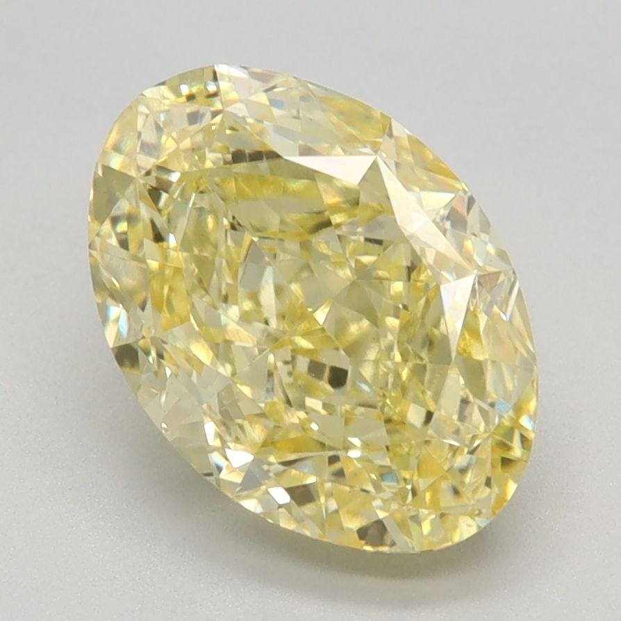 Loose Diamond - OVAL 2.71ct Fancy Vivid Yellow VS1: Loose Diamond - OVAL 2.71ct Fancy Vivid Yellow VS1 Source: This is a real non-mined Diamond that has been grown in a lab Shape: OVAL Carats: 2.71 Color: Fancy Vivid Yellow Certification: IGI Video: