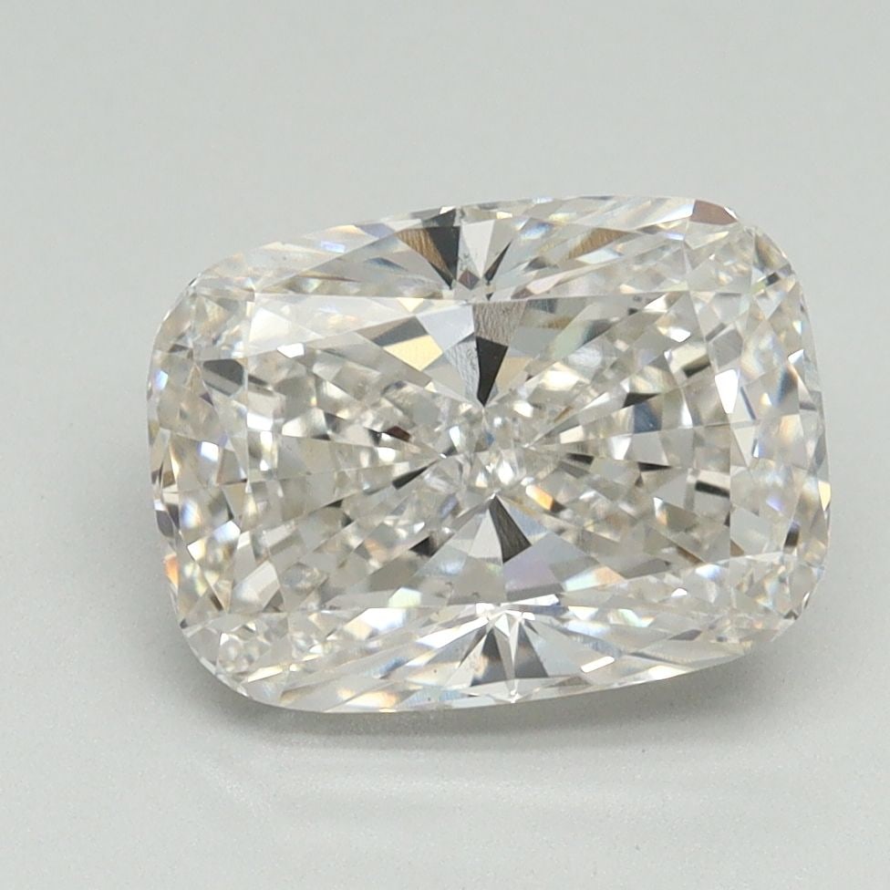 Loose Diamond - CUSHION MODIFIED 3.11ct F VS2: Loose Diamond - CUSHION MODIFIED 3.11ct F VS2 Source: This is a real non-mined Diamond that has been grown in a lab Shape: CUSHION MODIFIED Carats: 3.11 Color: F Clarity: VS2 Certification: GSI Video: