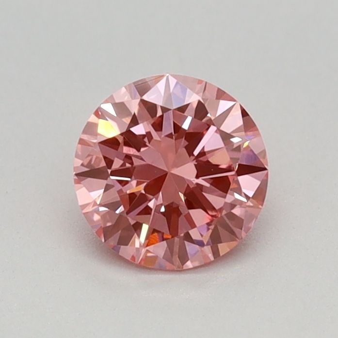 Loose Diamond - ROUND 0.41ct Fancy Vivid Pink VS1: Loose Diamond - ROUND 0.41ct Fancy Vivid Pink VS1 Source: This is a real non-mined Diamond that has been grown in a lab Shape: ROUND Carats: 0.41 Color: Fancy Vivid Pink Certification: IGI Video: