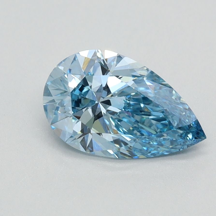 Loose Diamond - PEAR 0.93ct Fancy Vivid Blue VS1: Loose Diamond - PEAR 0.93ct Fancy Vivid Blue VS1 Source: This is a real non-mined Diamond that has been grown in a lab Shape: PEAR Carats: 0.93 Color: Fancy Vivid Blue Certification: IGI Video: