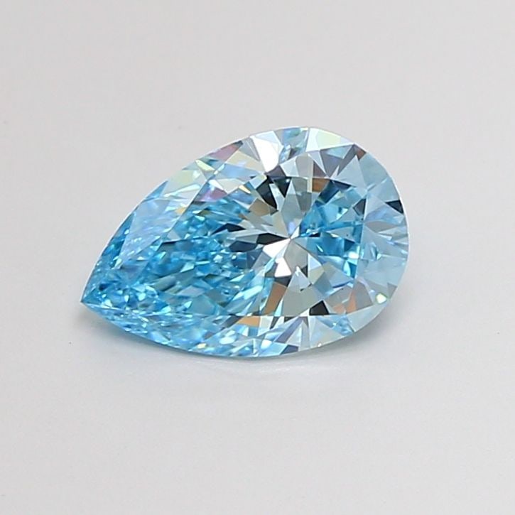 Loose Diamond - PEAR 1.55ct Fancy Vivid Blue VS1: Loose Diamond - PEAR 1.55ct Fancy Vivid Blue VS1 Source: This is a real non-mined Diamond that has been grown in a lab Shape: PEAR Carats: 1.55 Color: Fancy Vivid Blue Certification: IGI Video:
