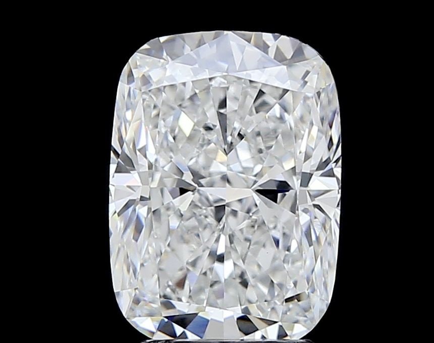 Loose Diamond - CUSHION MODIFIED 3.55ct E VS1: Loose Diamond - CUSHION MODIFIED 3.55ct E VS1 Source: This is a real non-mined Diamond that has been grown in a lab Shape: CUSHION MODIFIED Carats: 3.55 Color: E Clarity: VS1 Certification: IGI Video: