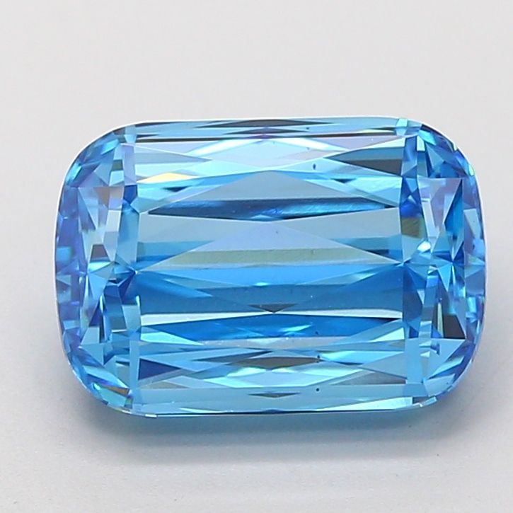 Loose Diamond - CUSHION MODIFIED 3.7ct Fancy Vivid Blue VS1: Loose Diamond - CUSHION MODIFIED 3.7ct Fancy Vivid Blue VS1 Source: This is a real non-mined Diamond that has been grown in a lab Shape: CUSHION MODIFIED Carats: 3.7 Color: Fancy Vivid Blue Certificat