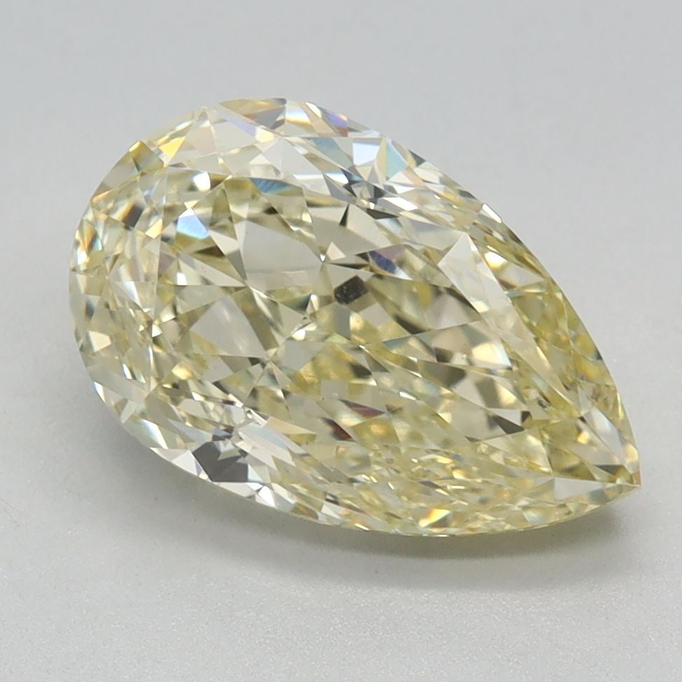 Loose Diamond - PEAR 2.24ct Fancy Yellow VVS2: Loose Diamond - PEAR 2.24ct Fancy Yellow VVS2 Source: This is a real non-mined Diamond that has been grown in a lab Shape: PEAR Carats: 2.24 Color: Fancy Yellow Certification: IGI Video: