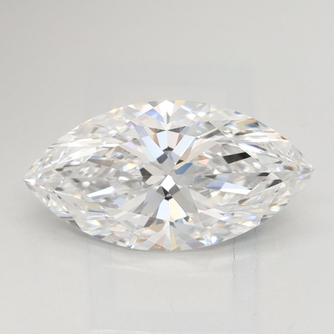 Loose Diamond - MARQUISE 2.06ct D IF: Loose Diamond - MARQUISE 2.06ct D IF Source: This is a real non-mined Diamond that has been grown in a lab Shape: MARQUISE Carats: 2.06 Color: D Clarity: IF Certification: GCAL Video: