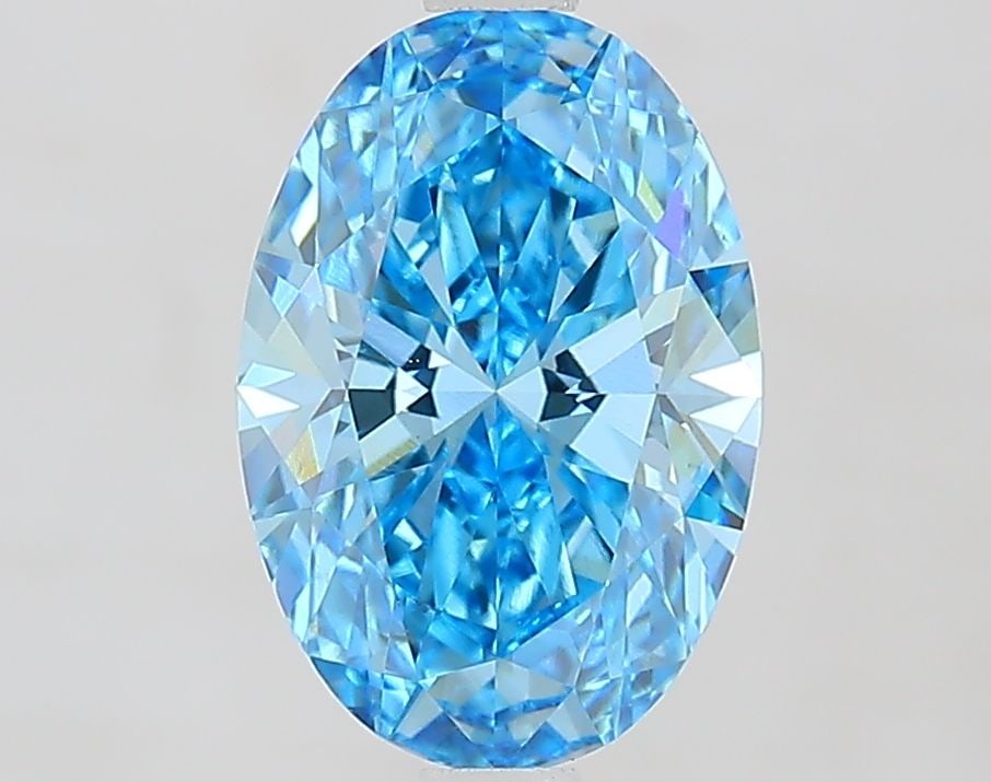 Loose Diamond - OVAL 2.07ct Fancy Vivid Blue VS1: Loose Diamond - OVAL 2.07ct Fancy Vivid Blue VS1 Source: This is a real non-mined Diamond that has been grown in a lab Shape: OVAL Carats: 2.07 Color: Fancy Vivid Blue Certification: IGI Video: