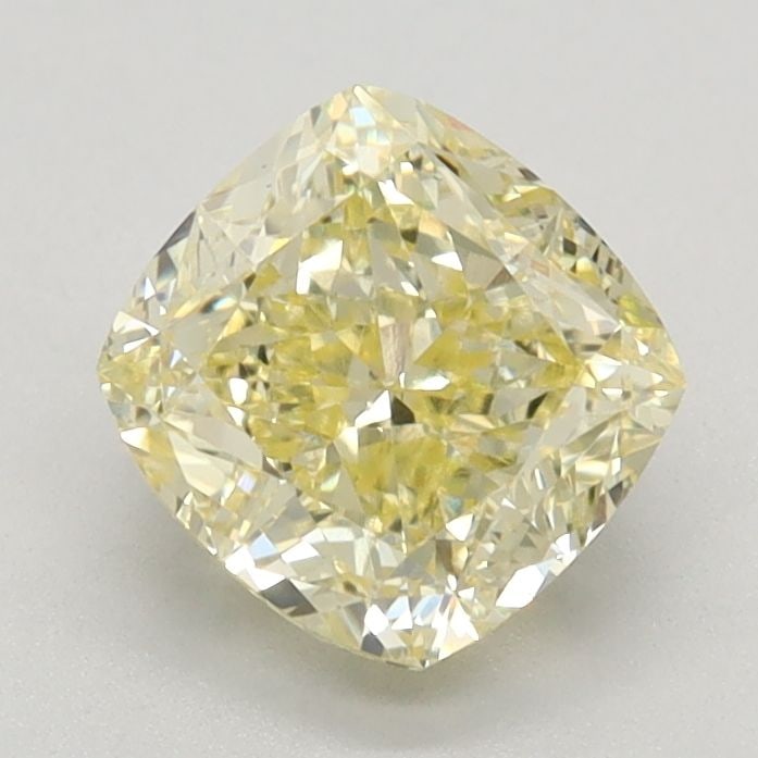 Loose Diamond - CUSHION MODIFIED 1.32ct Fancy Yellow VVS2: Loose Diamond - CUSHION MODIFIED 1.32ct Fancy Yellow VVS2 Source: This is a real non-mined Diamond that has been grown in a lab Shape: CUSHION MODIFIED Carats: 1.32 Color: Fancy Yellow Certification: 
