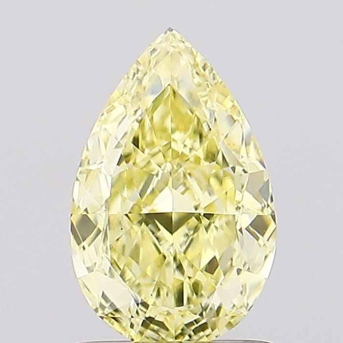 Loose Diamond - PEAR 1.22ct Fancy Intense Yellow VS1: Loose Diamond - PEAR 1.22ct Fancy Intense Yellow VS1 Source: This is a real non-mined Diamond that has been grown in a lab Shape: PEAR Carats: 1.22 Color: Fancy Intense Yellow Certification: IGI Video