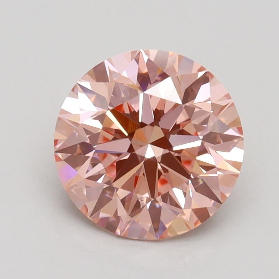 Loose Diamond - ROUND 2.03ct Fancy Intense Pink VS1: Loose Diamond - ROUND 2.03ct Fancy Intense Pink VS1 Source: This is a real non-mined Diamond that has been grown in a lab Shape: ROUND Carats: 2.03 Color: Fancy Intense Pink Certification: IGI Video: