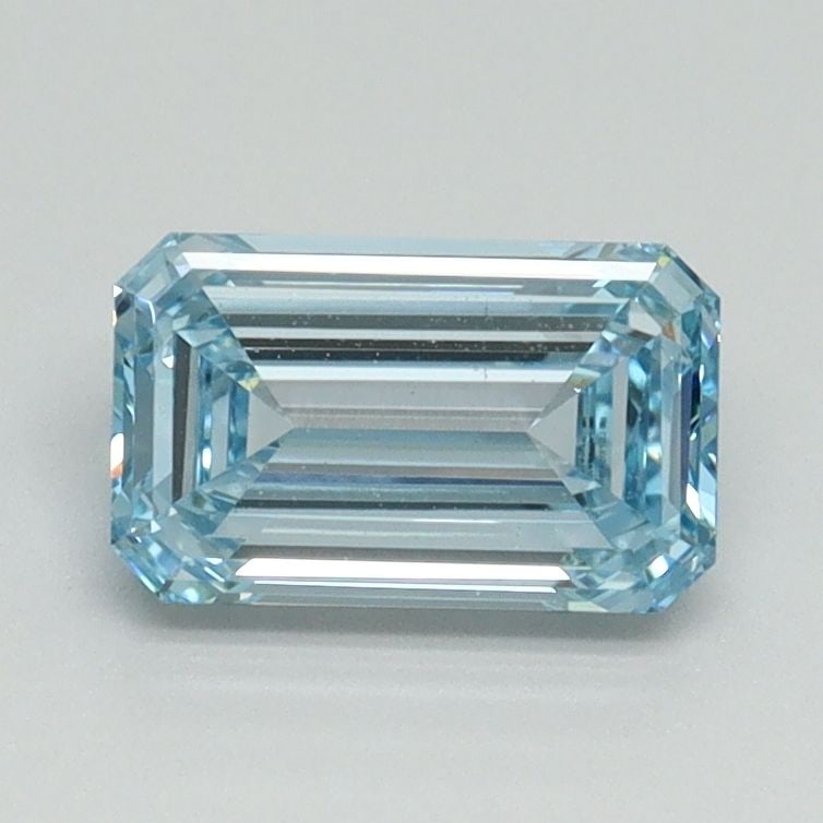 Loose Diamond - EMERALD 1.04ct Fancy Intense Blue VS1: Loose Diamond - EMERALD 1.04ct Fancy Intense Blue VS1 Source: This is a real non-mined Diamond that has been grown in a lab Shape: EMERALD Carats: 1.04 Color: Fancy Intense Blue Certification: IGI Vid