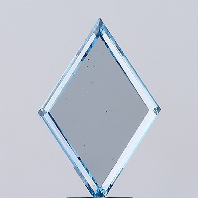 Loose Diamond - LOZENGE 1.96ct Fancy Intense Blue VS2: Loose Diamond - LOZENGE 1.96ct Fancy Intense Blue VS2 Source: This is a real non-mined Diamond that has been grown in a lab Shape: LOZENGE Carats: 1.96 Color: Fancy Intense Blue Certification: IGI Vid