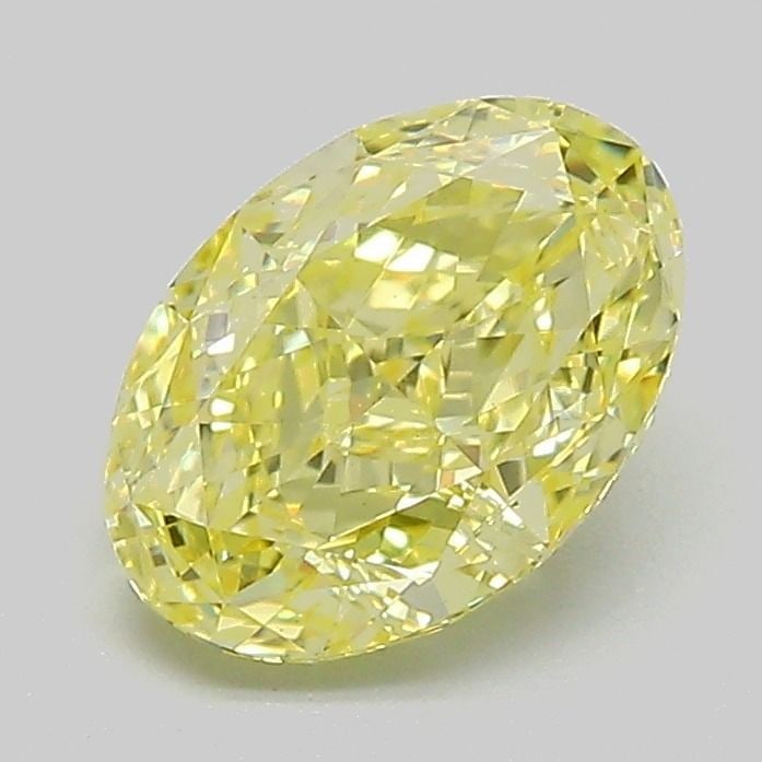 Loose Diamond - OVAL 1.55ct Fancy Intense Yellow VS1: Loose Diamond - OVAL 1.55ct Fancy Intense Yellow VS1 Source: This is a real non-mined Diamond that has been grown in a lab Shape: OVAL Carats: 1.55 Color: Fancy Intense Yellow Certification: IGI Video