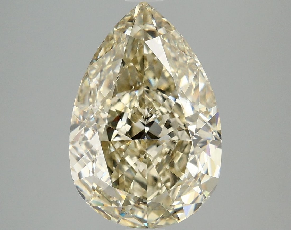 Loose Diamond - PEAR 5.09ct Fancy Light Yellow VVS2 (1 of 1)