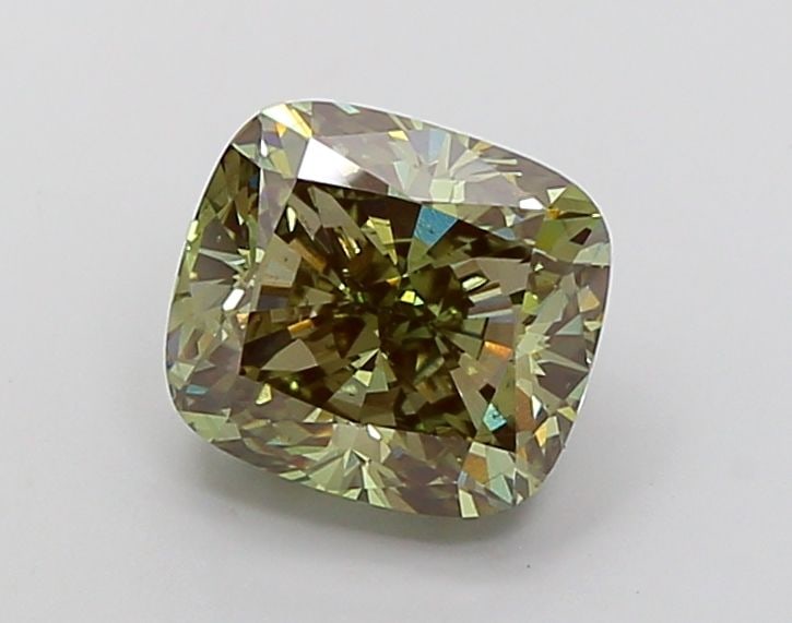 Loose Diamond - CUSHION BRILLIANT 4.07ct Fancy Vivid Green VS1: Loose Diamond - CUSHION BRILLIANT 4.07ct Fancy Vivid Green VS1 Source: This is a real non-mined Diamond that has been grown in a lab Shape: CUSHION BRILLIANT Carats: 4.07 Color: Fancy Vivid Green Cert