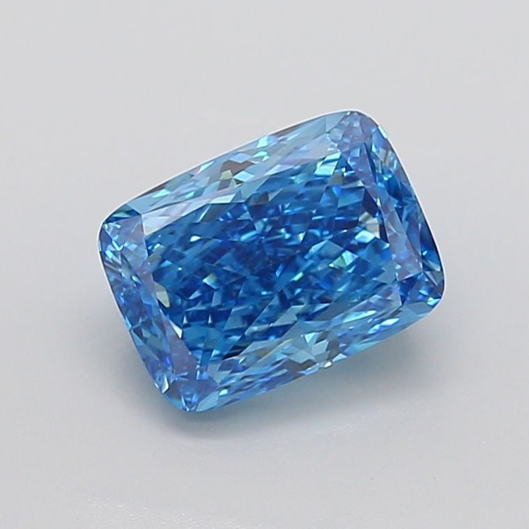 Loose Diamond - CUSHION MODIFIED 3.7ct Fancy Vivid Blue VVS2: Loose Diamond - CUSHION MODIFIED 3.7ct Fancy Vivid Blue VVS2 Source: This is a real non-mined Diamond that has been grown in a lab Shape: CUSHION MODIFIED Carats: 3.7 Color: Fancy Vivid Blue Certifica