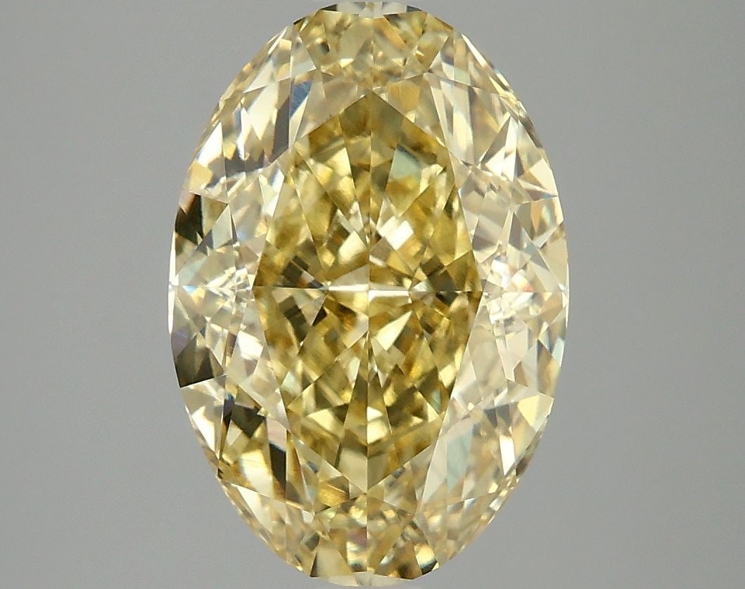 Loose Diamond - OVAL 4.02ct Fancy Vivid Yellow VS1 (1 of 1)