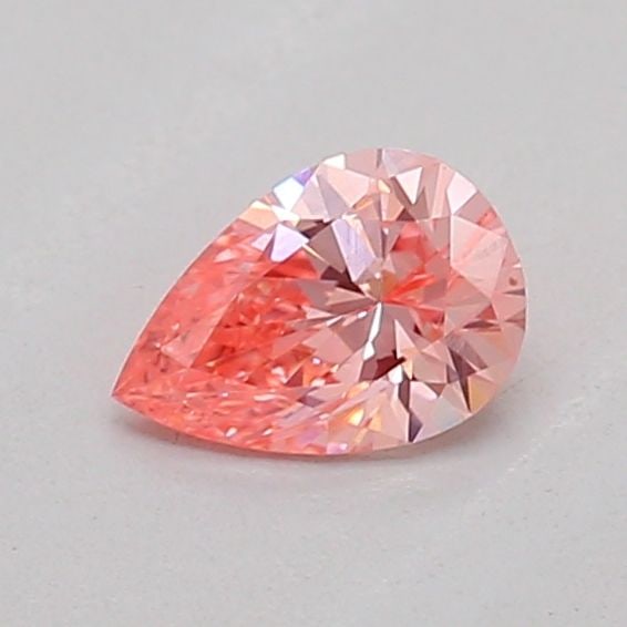 Loose Diamond - PEAR 0.22ct Fancy Vivid Pink VS1: Loose Diamond - PEAR 0.22ct Fancy Vivid Pink VS1 Source: This is a real non-mined Diamond that has been grown in a lab Shape: PEAR Carats: 0.22 Color: Fancy Vivid Pink Certification: IGI Video: