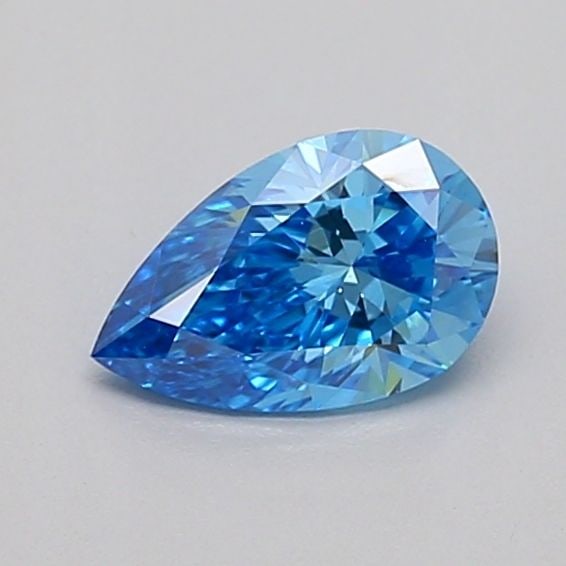 Loose Diamond - PEAR 0.5ct Fancy Vivid Blue VS1: Loose Diamond - PEAR 0.5ct Fancy Vivid Blue VS1 Source: This is a real non-mined Diamond that has been grown in a lab Shape: PEAR Carats: 0.5 Color: Fancy Vivid Blue Certification: IGI Video: