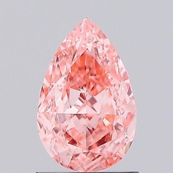 Loose Diamond - PEAR 1.01ct Fancy Vivid Pink VS1: Loose Diamond - PEAR 1.01ct Fancy Vivid Pink VS1 Source: This is a real non-mined Diamond that has been grown in a lab Shape: PEAR Carats: 1.01 Color: Fancy Vivid Pink Certification: IGI Video: