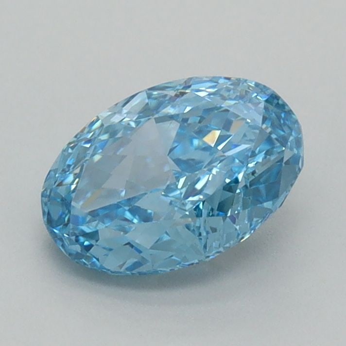Loose Diamond - OVAL 1.08ct Fancy Vivid Blue VS1: Loose Diamond - OVAL 1.08ct Fancy Vivid Blue VS1 Source: This is a real non-mined Diamond that has been grown in a lab Shape: OVAL Carats: 1.08 Color: Fancy Vivid Blue Certification: IGI Video: