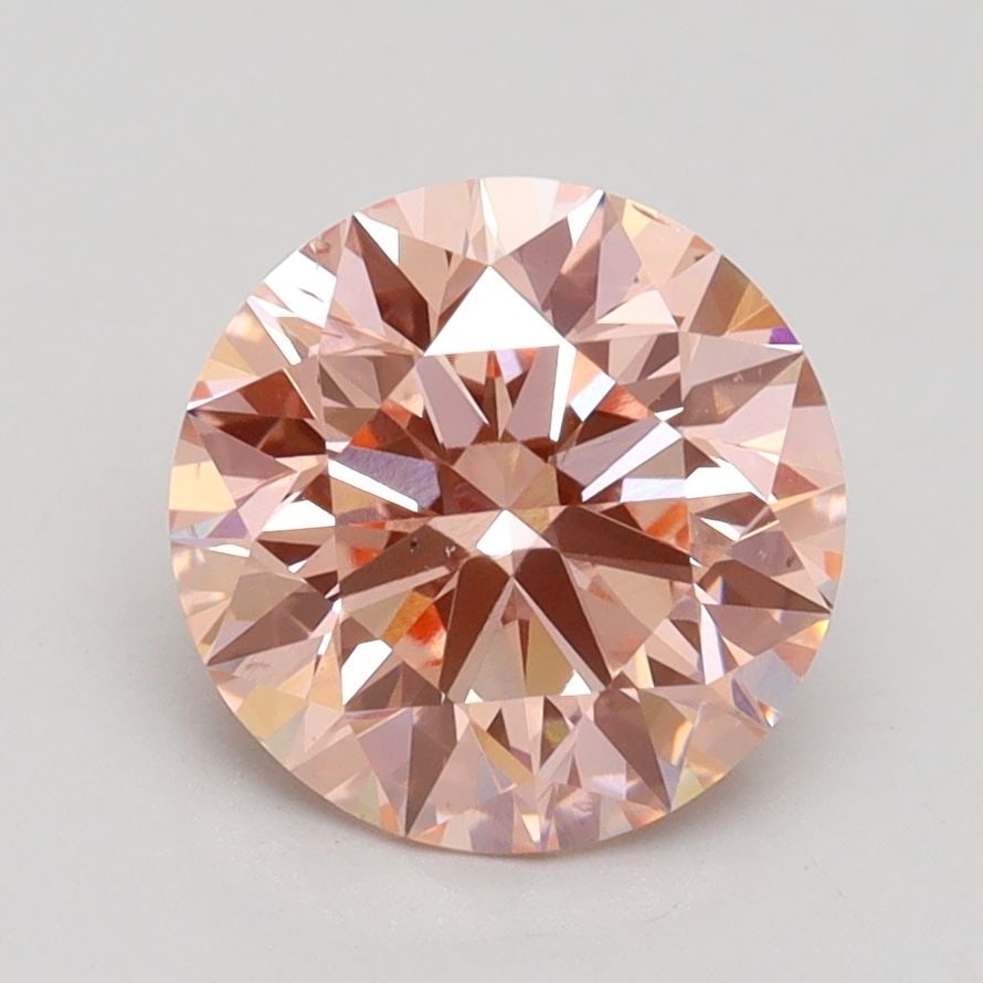 Loose Diamond - ROUND 2.08ct Fancy Intense Pink VS2: Loose Diamond - ROUND 2.08ct Fancy Intense Pink VS2 Source: This is a real non-mined Diamond that has been grown in a lab Shape: ROUND Carats: 2.08 Color: Fancy Intense Pink Certification: IGI Video: