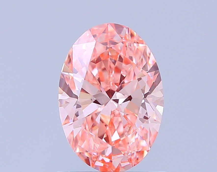 Loose Diamond - OVAL 0.98ct Fancy Vivid Pink VS1: Loose Diamond - OVAL 0.98ct Fancy Vivid Pink VS1 Source: This is a real non-mined Diamond that has been grown in a lab Shape: OVAL Carats: 0.98 Color: Fancy Vivid Pink Certification: IGI Video: