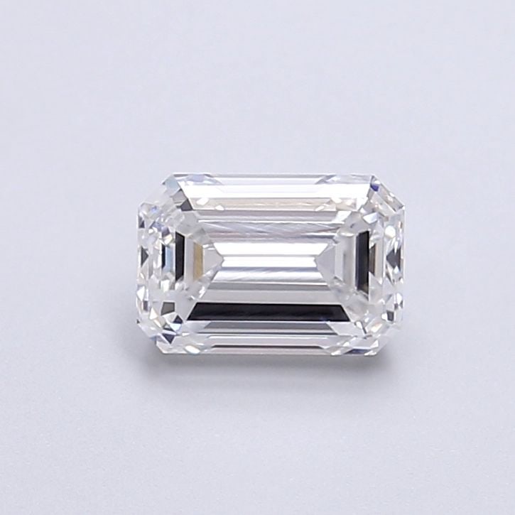 Loose Diamond - EMERALD 1.04ct E VVS2: Loose Diamond - EMERALD 1.04ct E VVS2 Source: This is a real non-mined Diamond that has been grown in a lab Shape: EMERALD Carats: 1.04 Color: E Clarity: VVS2 Certification: IGI Video: