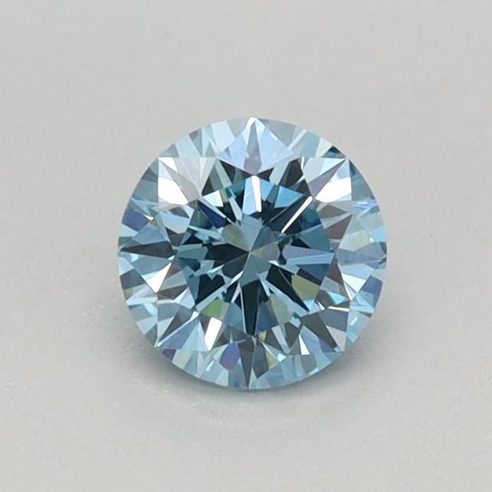 Loose Diamond - ROUND 0.37ct Fancy Vivid Blue VVS2: Loose Diamond - ROUND 0.37ct Fancy Vivid Blue VVS2 Source: This is a real non-mined Diamond that has been grown in a lab Shape: ROUND Carats: 0.37 Color: Fancy Vivid Blue Certification: IGI Video: