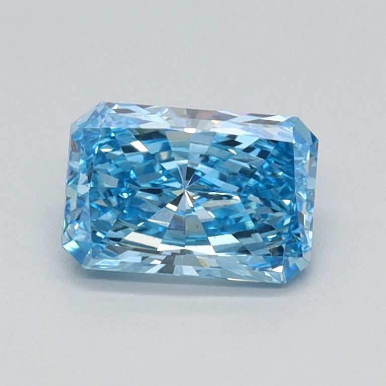 Loose Diamond - RADIANT 0.65ct Fancy Vivid Blue VS1: Loose Diamond - RADIANT 0.65ct Fancy Vivid Blue VS1 Source: This is a real non-mined Diamond that has been grown in a lab Shape: RADIANT Carats: 0.65 Color: Fancy Vivid Blue Certification: IGI Video: