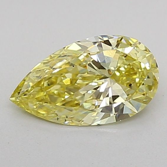 Loose Diamond - PEAR 0.71ct Fancy Vivid Yellow SI1: Loose Diamond - PEAR 0.71ct Fancy Vivid Yellow SI1 Source: This is a real non-mined Diamond that has been grown in a lab Shape: PEAR Carats: 0.71 Color: Fancy Vivid Yellow Certification: NONE Video: