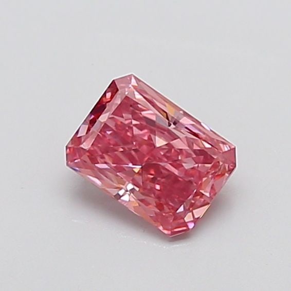 Loose Diamond - RADIANT 0.99ct Fancy Vivid Pink SI1: Loose Diamond - RADIANT 0.99ct Fancy Vivid Pink SI1 Source: This is a real non-mined Diamond that has been grown in a lab Shape: RADIANT Carats: 0.99 Color: Fancy Vivid Pink Certification: IGI Additio