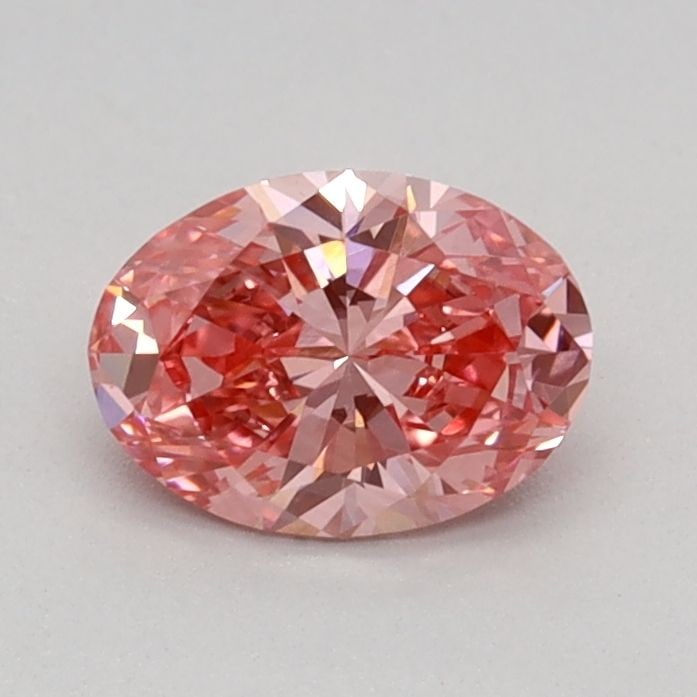 Loose Diamond - OVAL 0.46ct Fancy Vivid Pink VS1: Loose Diamond - OVAL 0.46ct Fancy Vivid Pink VS1 Source: This is a real non-mined Diamond that has been grown in a lab Shape: OVAL Carats: 0.46 Color: Fancy Vivid Pink Certification: IGI Video: