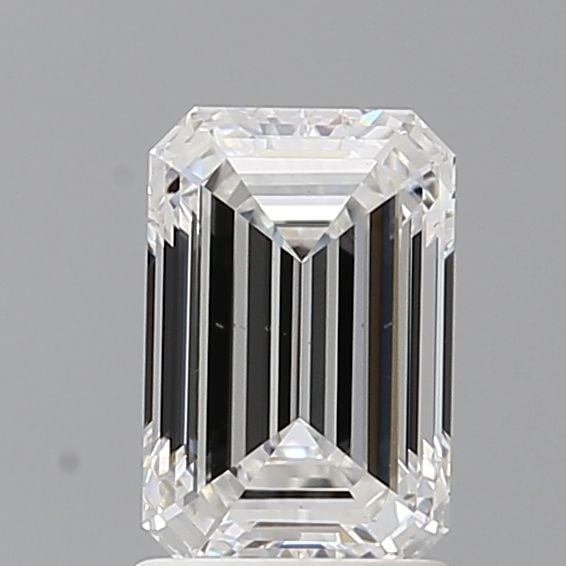 Loose Diamond - EMERALD 1.59ct E VS2: Loose Diamond - EMERALD 1.59ct E VS2 Source: This is a real non-mined Diamond that has been grown in a lab Shape: EMERALD Carats: 1.59 Color: E Clarity: VS2 Certification: IGI Video: