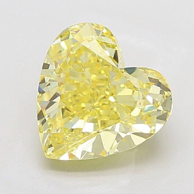 Loose Diamond - HEART 4.28ct Fancy Intense Yellow VS2: Loose Diamond - HEART 4.28ct Fancy Intense Yellow VS2 Source: This is a real non-mined Diamond that has been grown in a lab Shape: HEART Carats: 4.28 Color: Fancy Intense Yellow Certification: IGI Vid