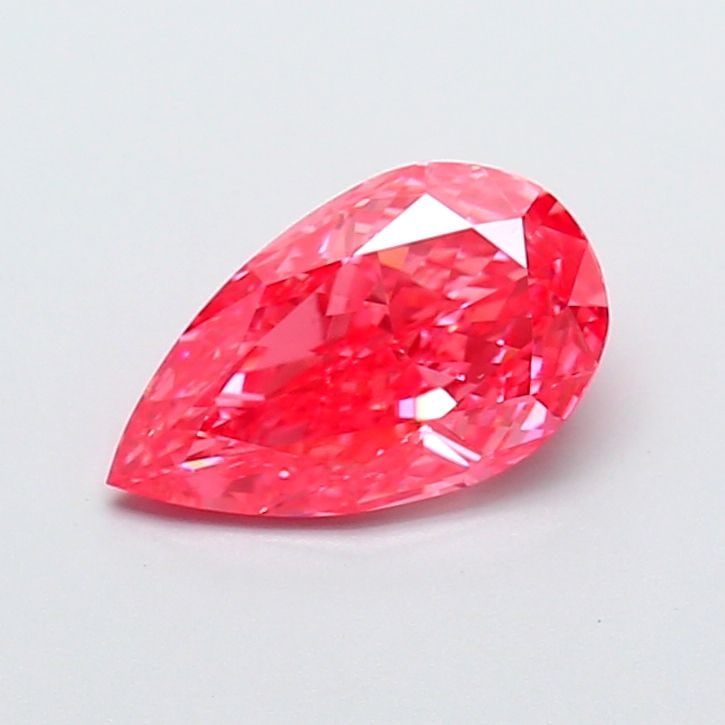 Loose Diamond - PEAR 1.3ct Fancy Vivid Pink VS1: Loose Diamond - PEAR 1.3ct Fancy Vivid Pink VS1 Source: This is a real non-mined Diamond that has been grown in a lab Shape: PEAR Carats: 1.3 Color: Fancy Vivid Pink Certification: IGI Video: