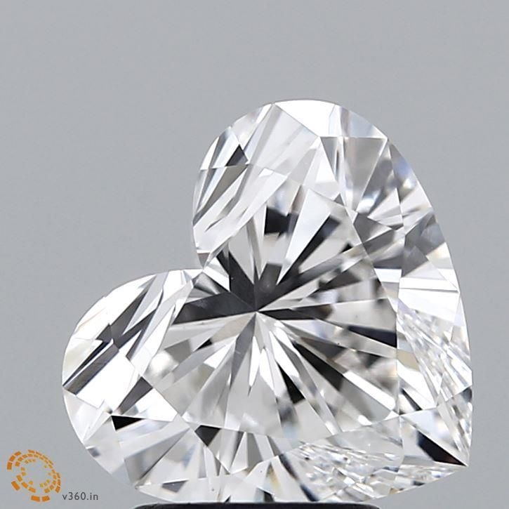 Loose Diamond - HEART 2.58ct F VS1: Loose Diamond - HEART 2.58ct F VS1 Source: This is a real non-mined Diamond that has been grown in a lab Shape: HEART Carats: 2.58 Color: F Clarity: VS1 Certification: GIA Video: