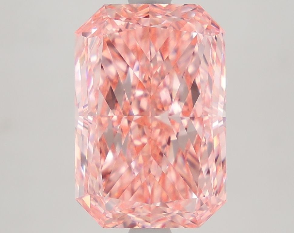 Loose Diamond - RADIANT 4.14ct Fancy Vivid Pink VVS2: Loose Diamond - RADIANT 4.14ct Fancy Vivid Pink VVS2 Source: This is a real non-mined Diamond that has been grown in a lab Shape: RADIANT Carats: 4.14 Color: Fancy Vivid Pink Certification: IGI Video: